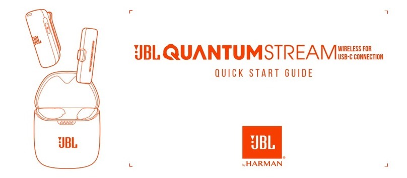 Harman JBL QUANTUM Stream Manual de usuario