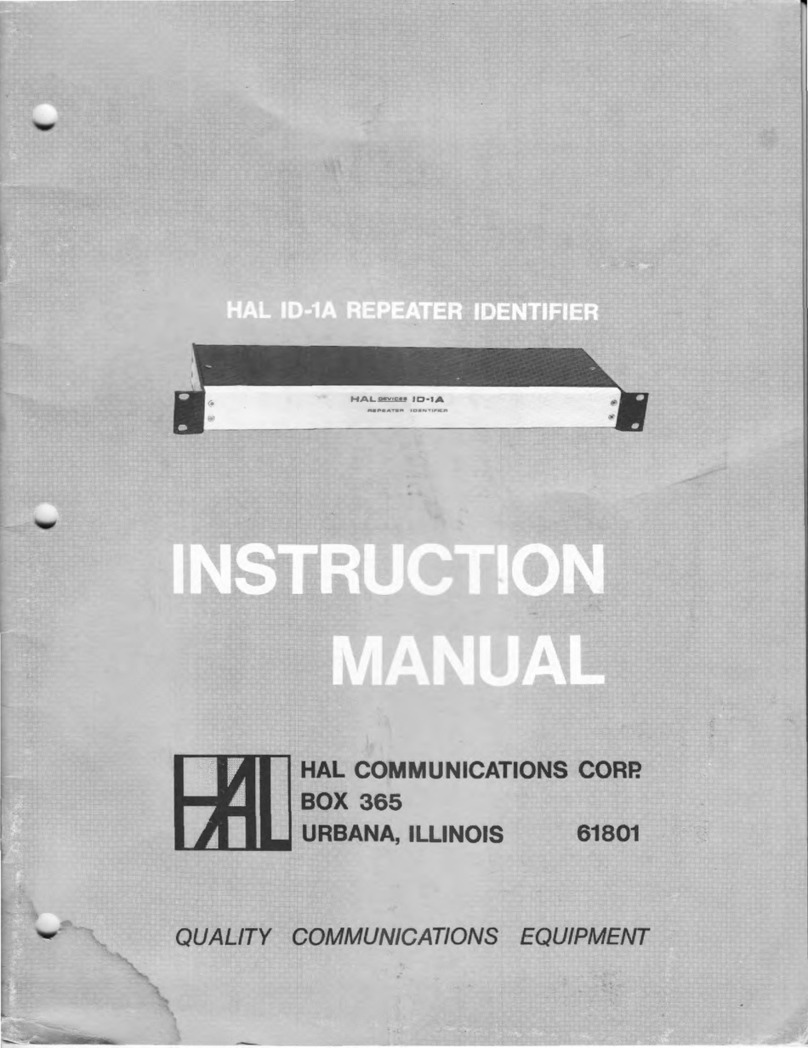 Hal Communications ID-1A Manual de usuario