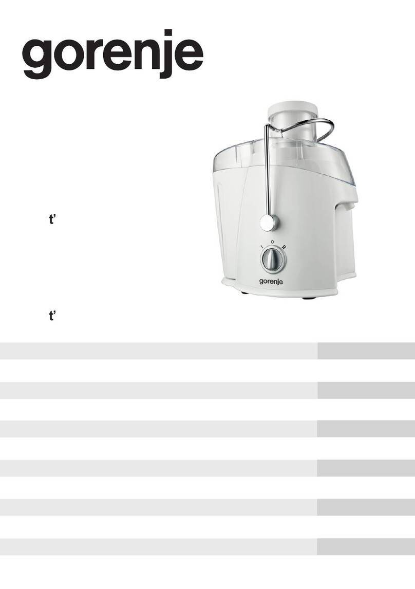 Gorenje JC 450 W Manual de usuario