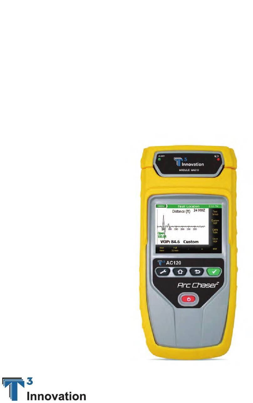 T3 Innovation Arc Chaser AC120 Manual de usuario