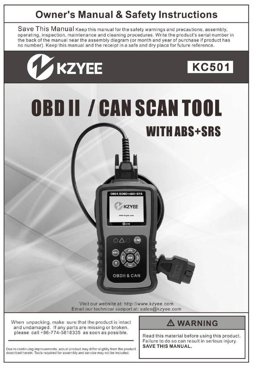 Kzyee KC501 Instrucciones de montaje