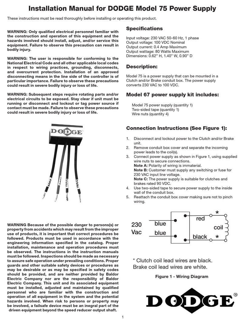 Dodge 75 Manual de usuario