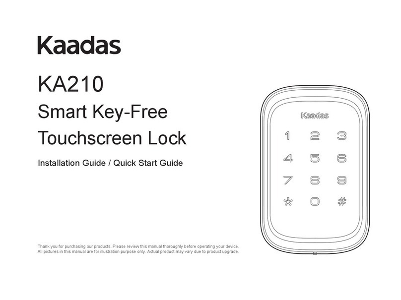 Kaadas KA210 Manual de usuario