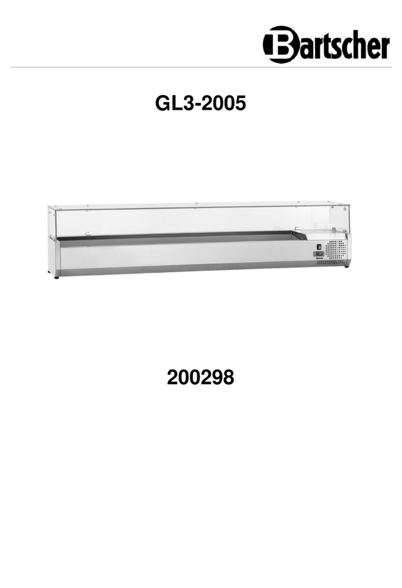 Bartscher GL3-2005 Manual de usuario