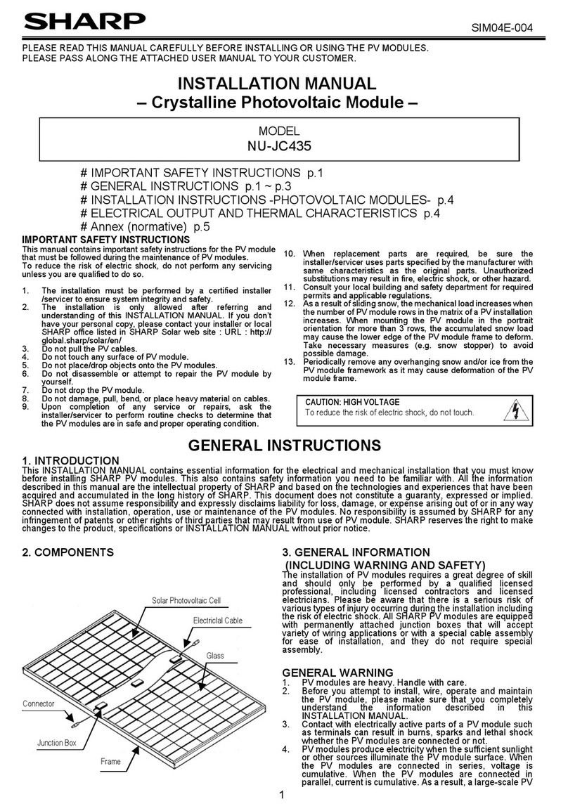 Sharp NU-JC435 Manual de usuario
