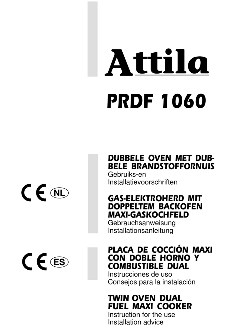 Attila PRDF 1060 Instrucciones de instalación y funcionamiento