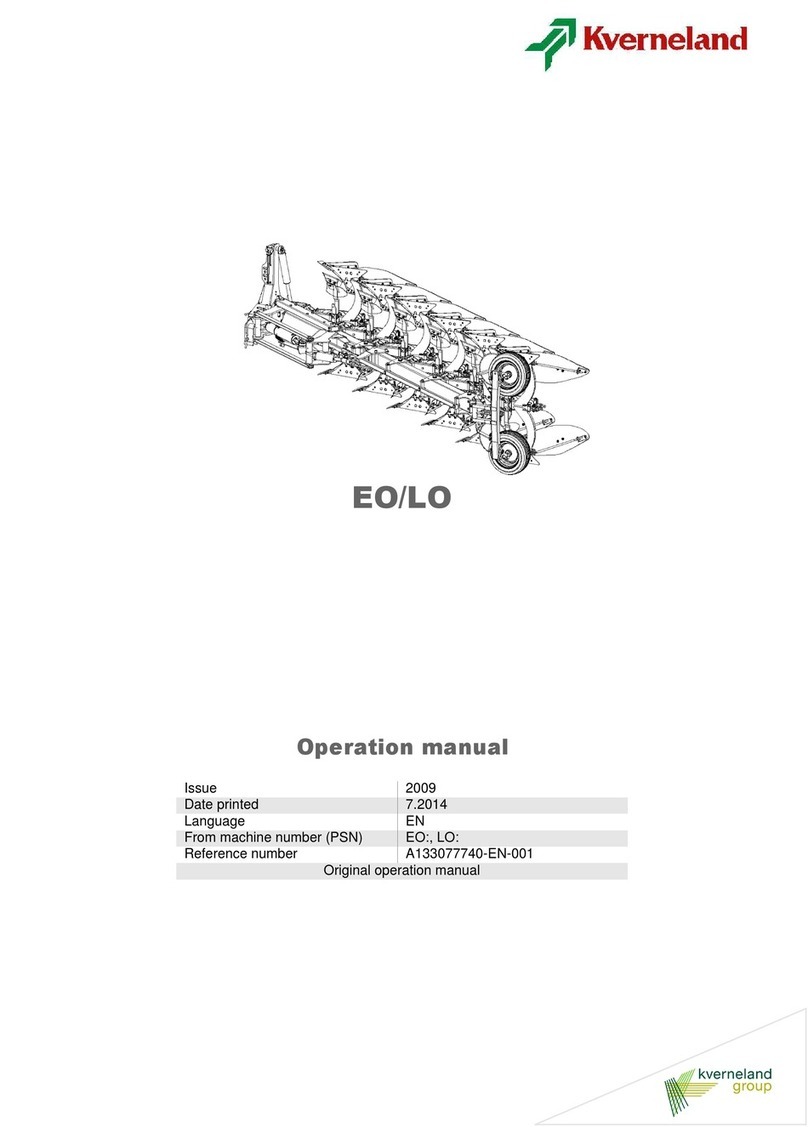 Kverneland EO Manual de usuario