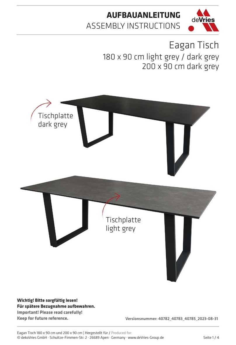 deVRIES Eagan Manual de usuario