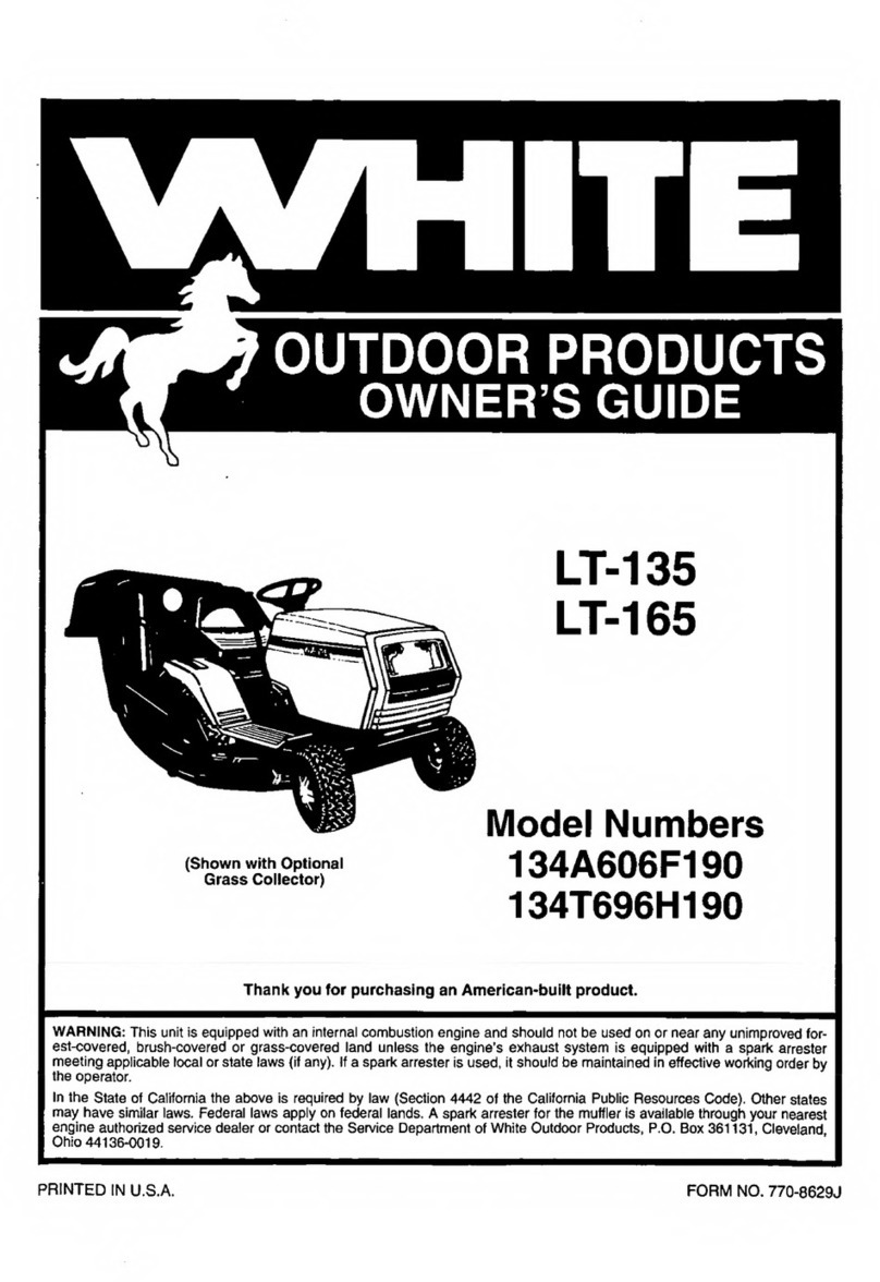 White LT-135 Manual de usuario