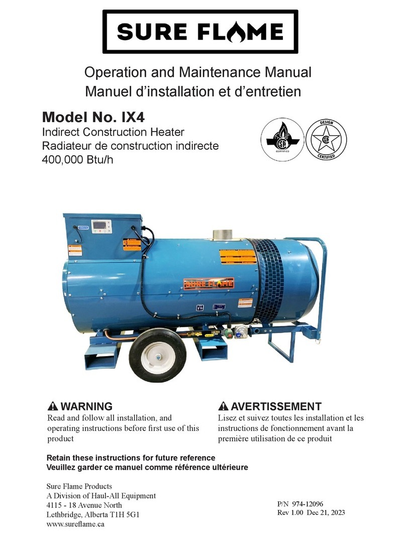 Sure Flame IX4 Manual de usuario