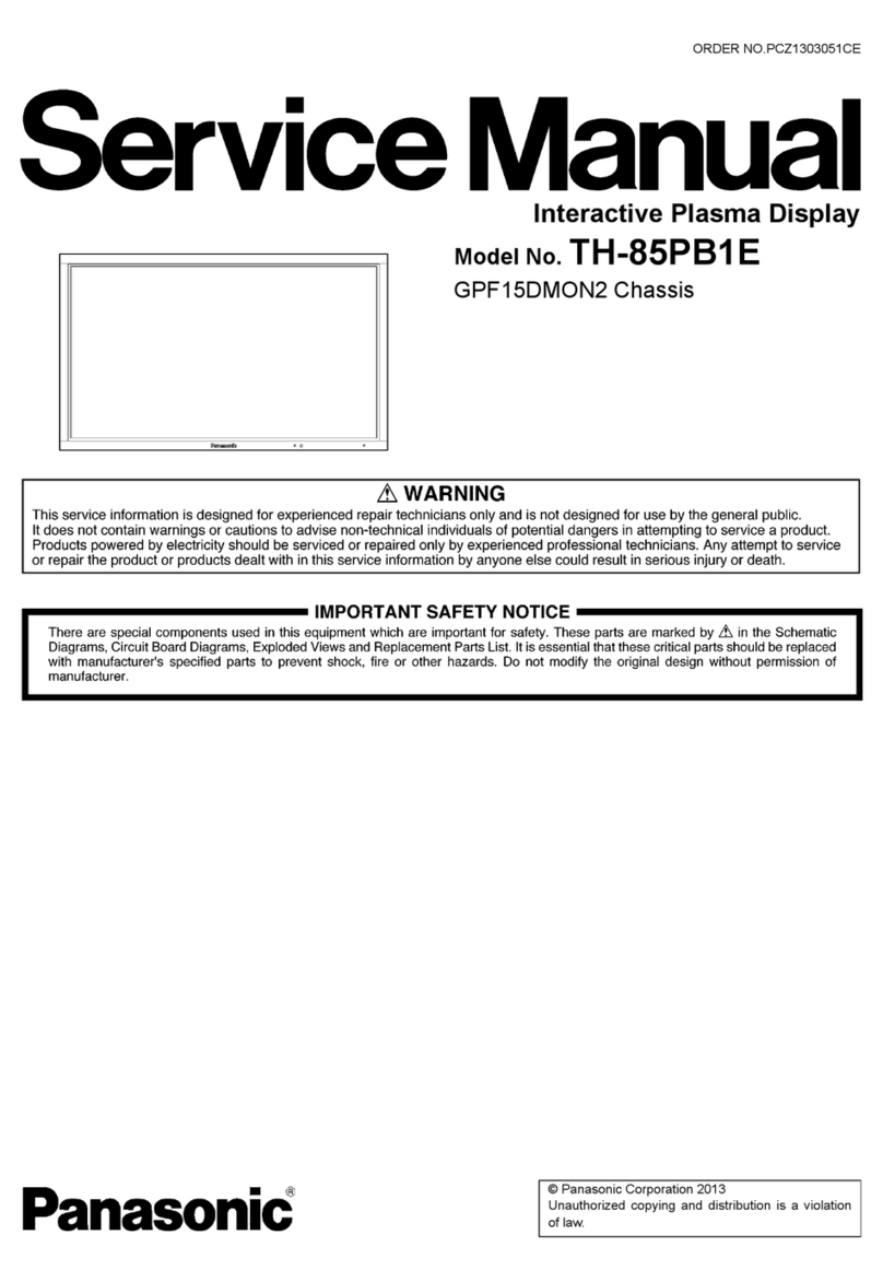 Panasonic TH-85PB1E Manual de usuario