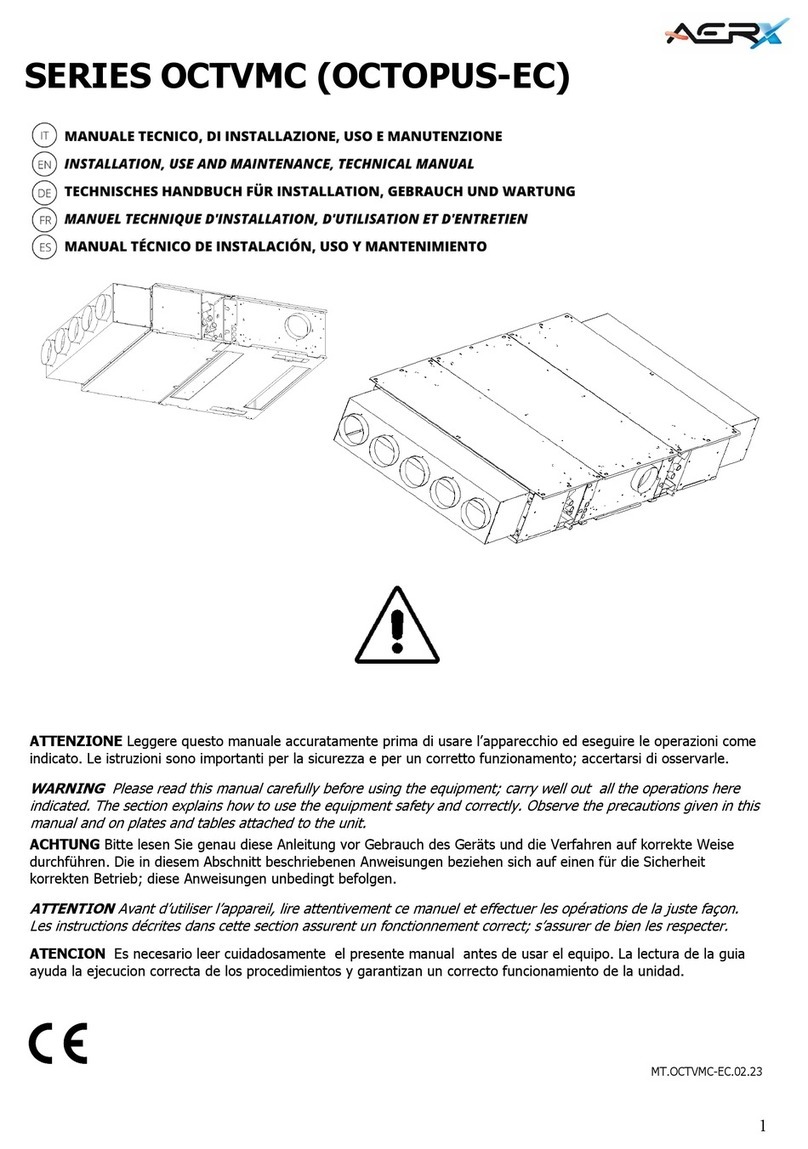 AerX OCTOPUS Manual de servicio