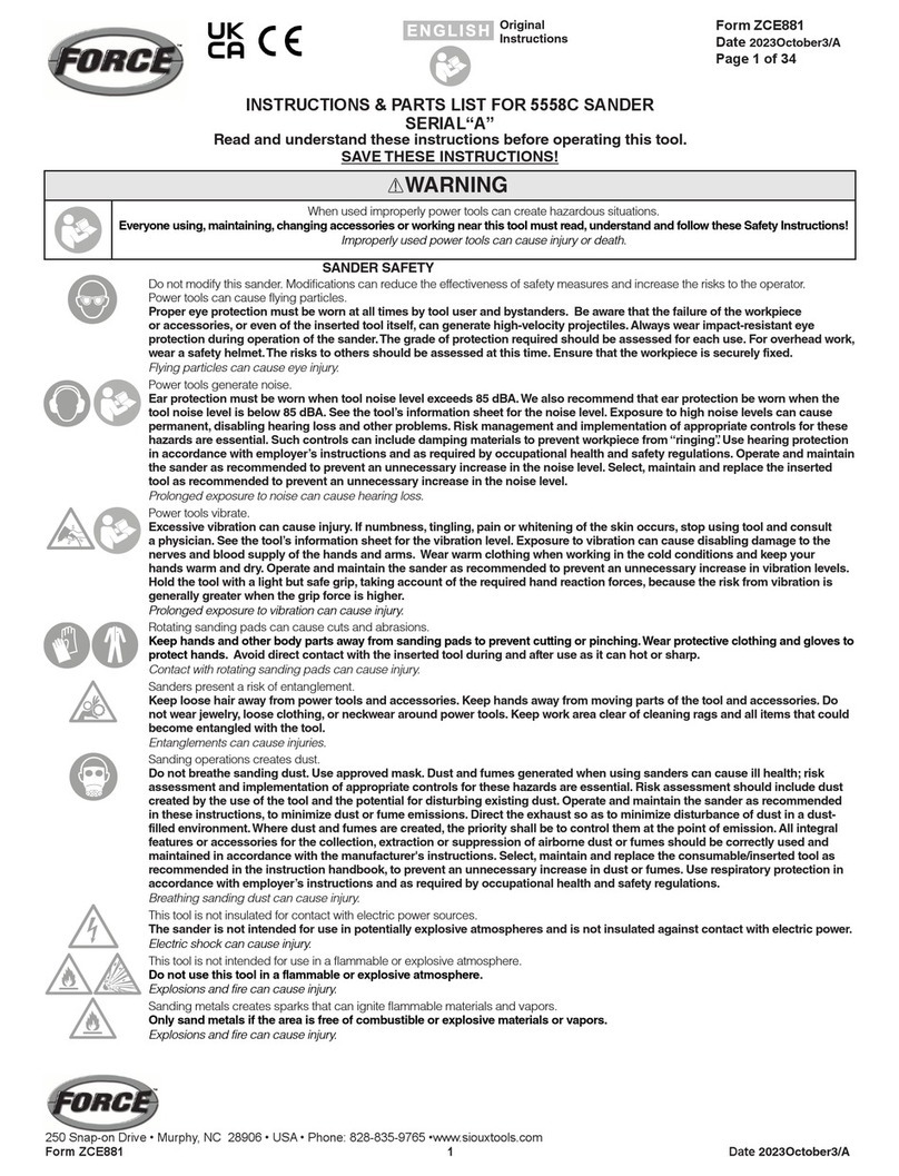 Force 5558C Manual de operación