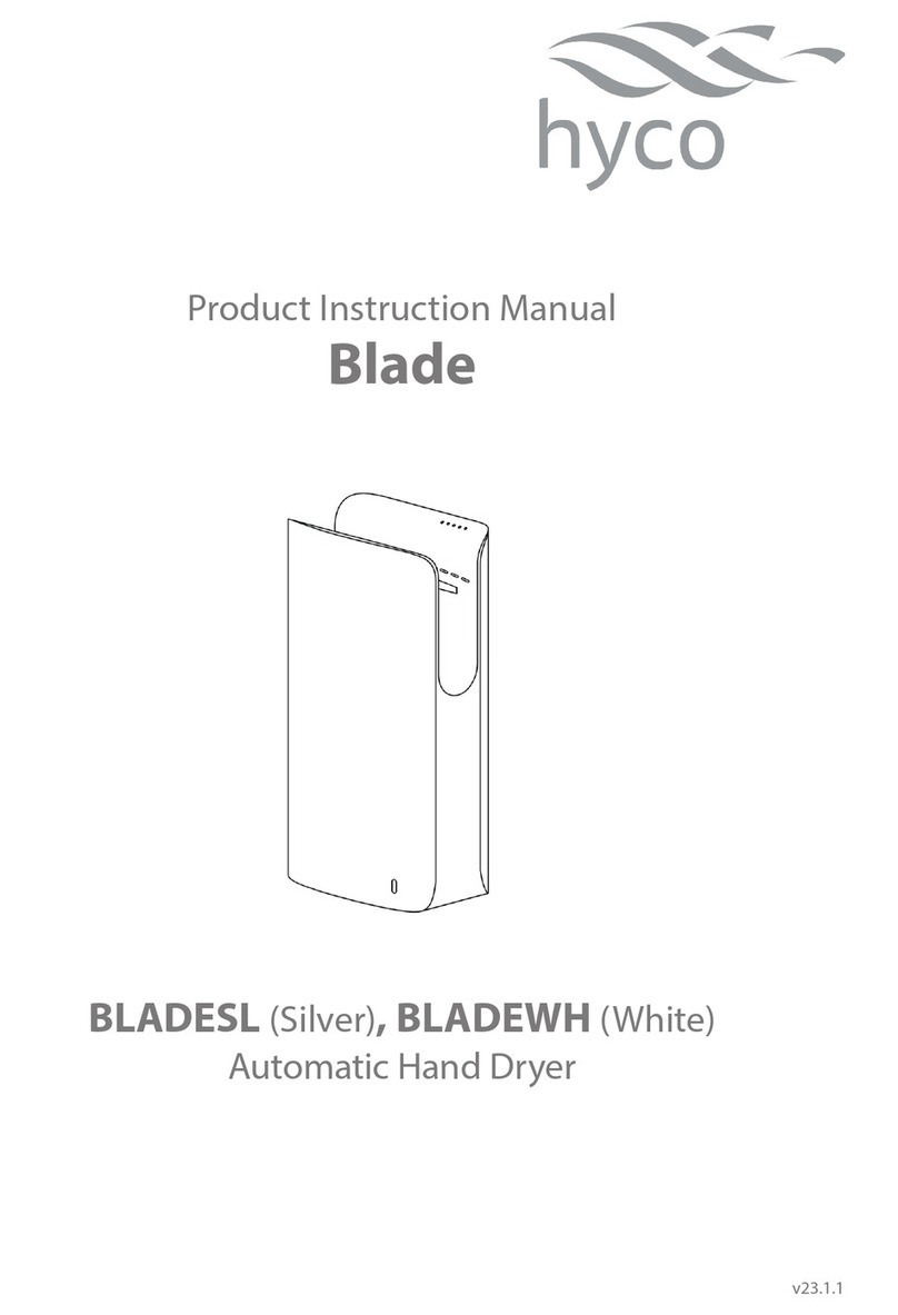 Hyco BLADE Hoja de especificaciones Hyco BLADE Hoja de especificaciones