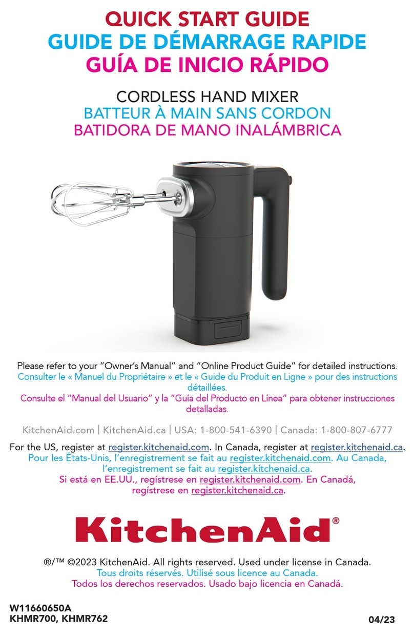 KitchenAid KHMR700 Manual de usuario