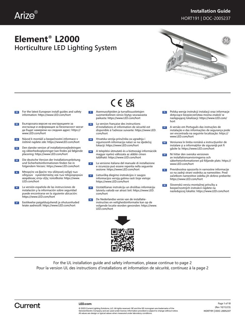 Arize Element L2000 Manual de usuario
