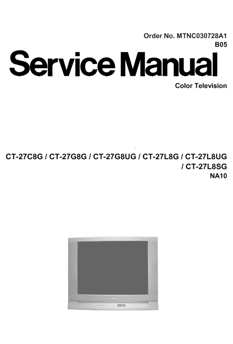 Panasonic CT27C8G - 27" COLOR TV Manual de usuario Panasonic CT27C8G - 27" COLOR TV Manual de usuario
