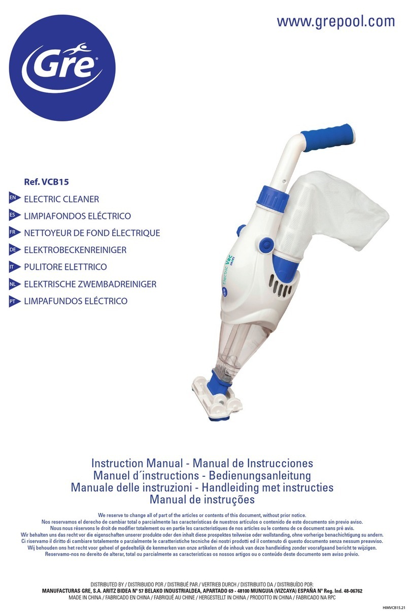 GRE VCB15 Manual de usuario