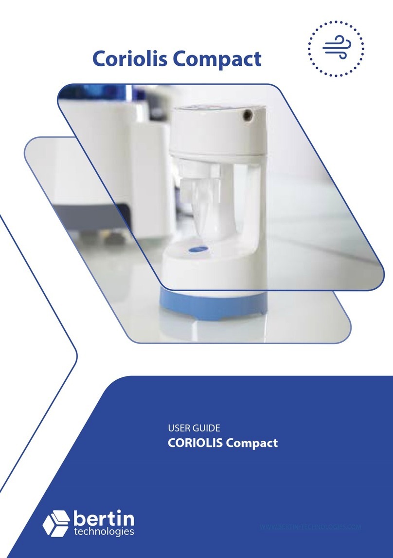 Bertin Technologies CORIOLIS Compact Manual de usuario