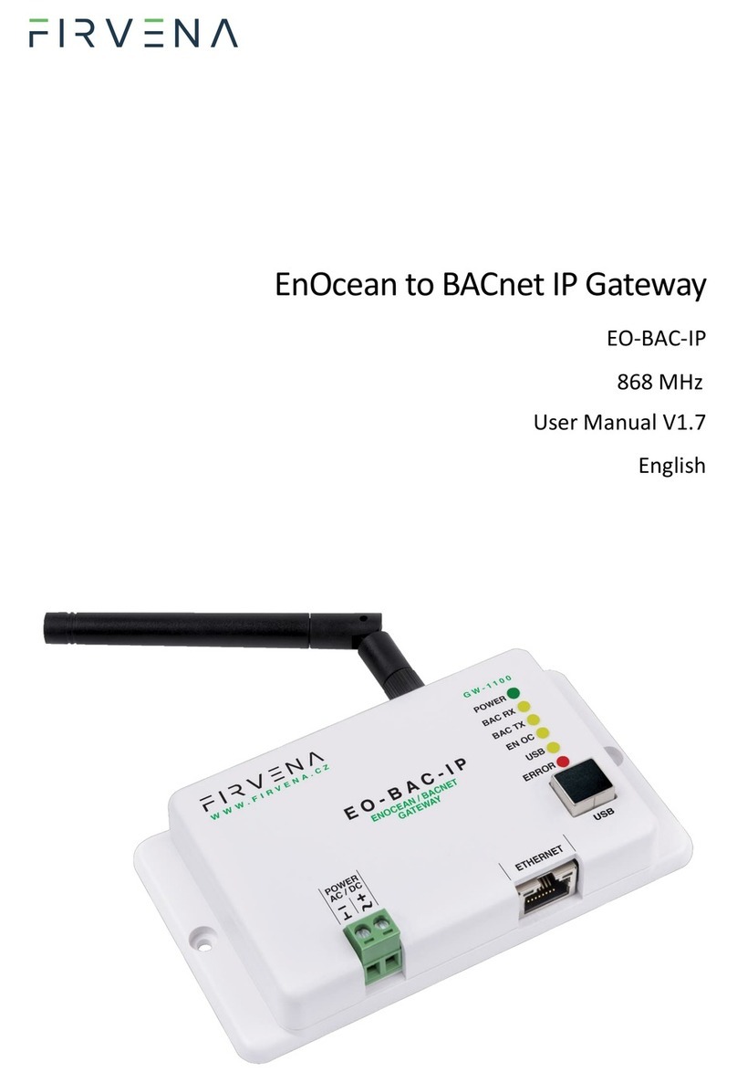 FIRVENA EO-BAC-IP Manual de usuario
