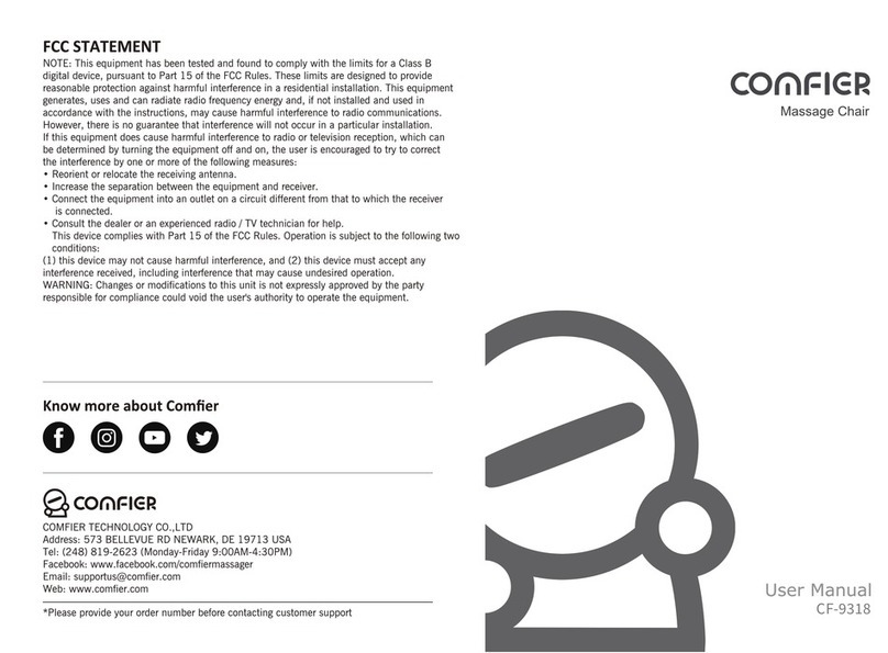 Comfier CF-9318 Manual de usuario