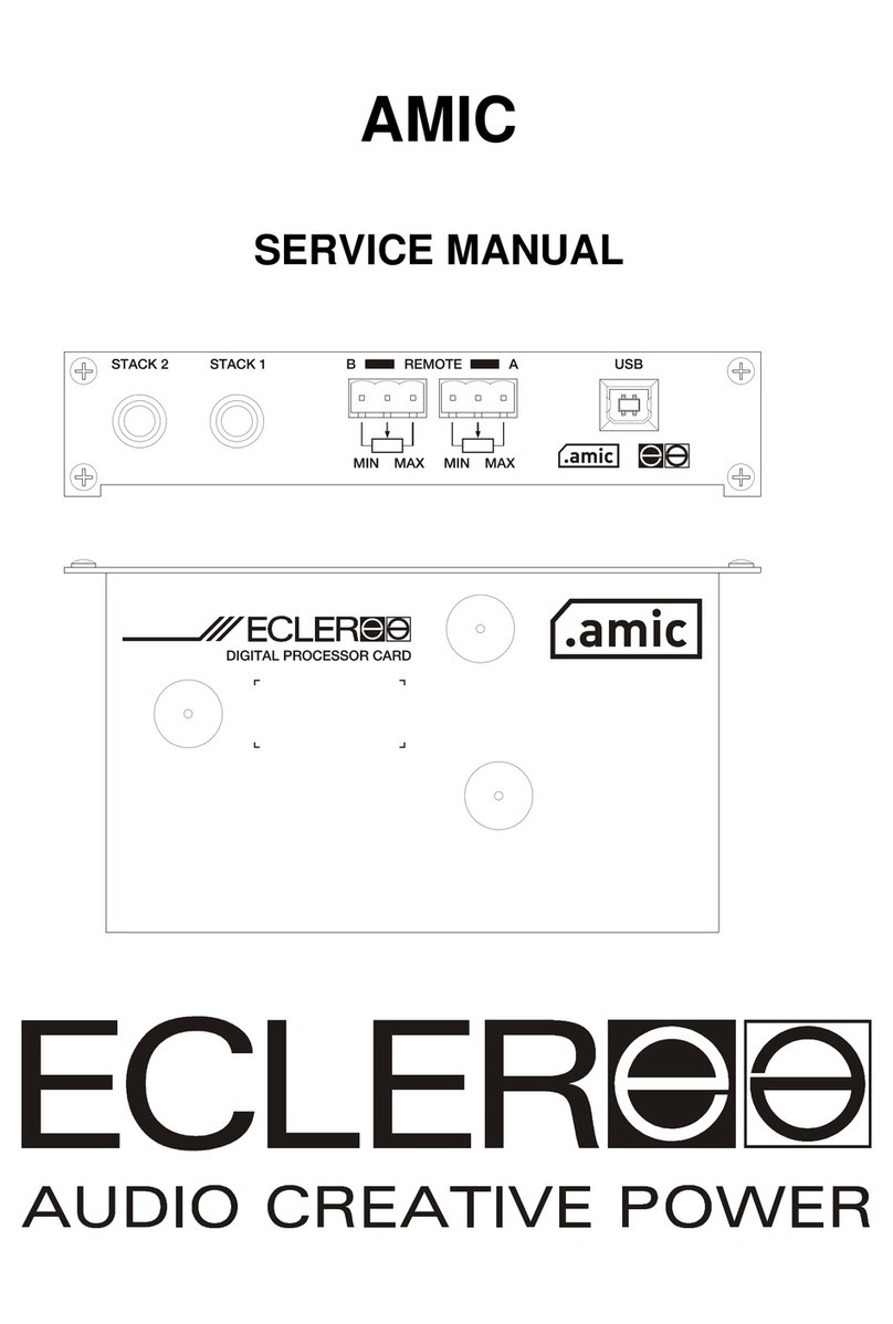 Ecler AMIC Manual de usuario