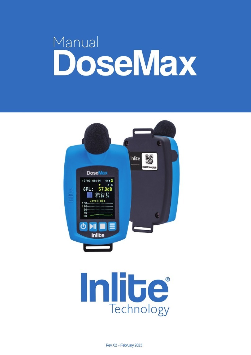 Inlite DoseMax Manual de usuario Inlite DoseMax Manual de usuario