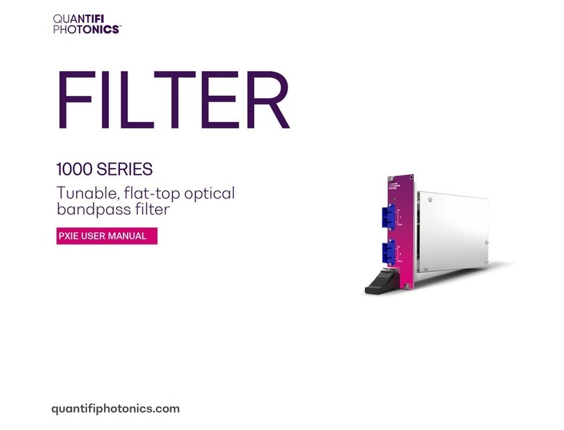 Quantifi Photonics 1000 Series Manual de usuario
