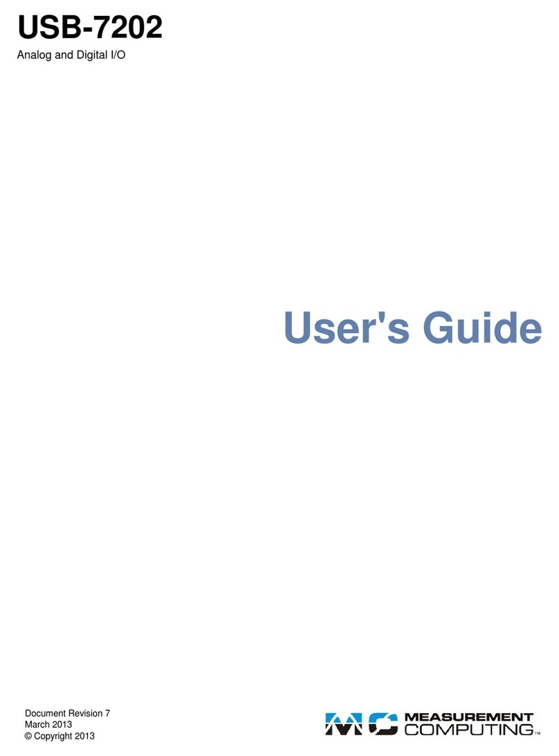 Measurement Computing USB-7202 Manual de usuario