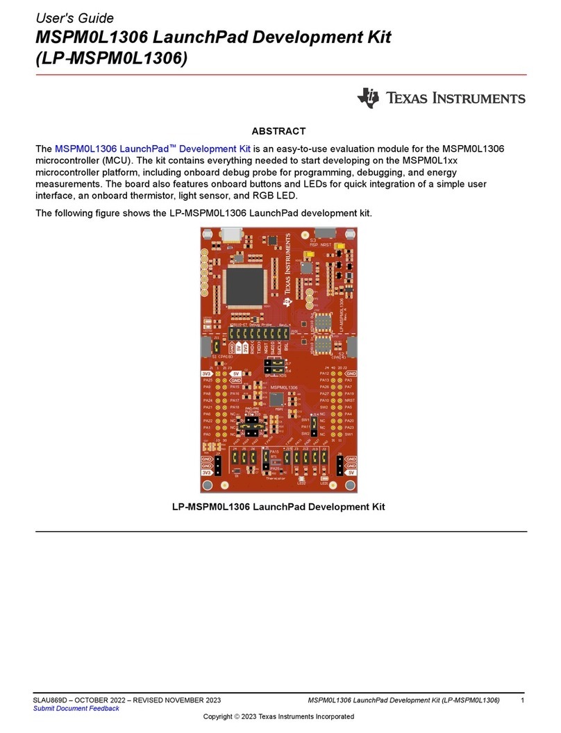 Texas Instruments MSPM0L1306 Manual de usuario