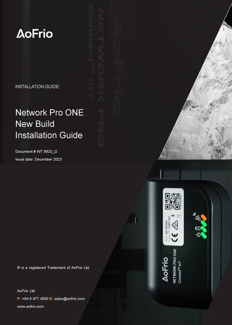 AoFrio Network Pro ONE Manual de usuario