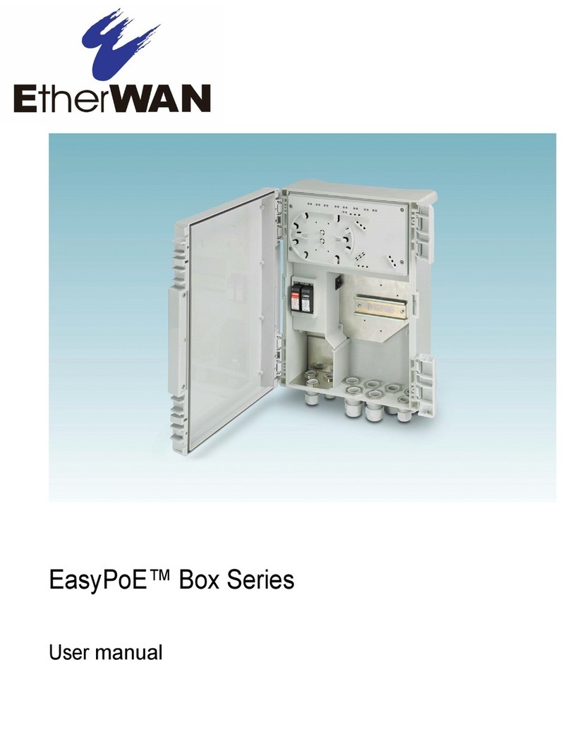 EtherWAN EasyPoE Box Series Manual de usuario EtherWAN EasyPoE Box Series Manual de usuario