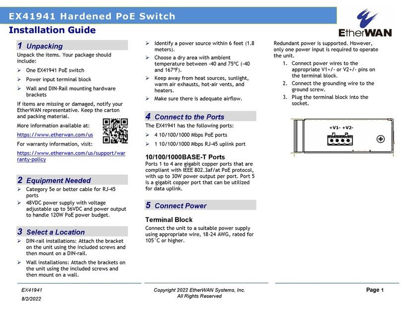 EtherWAN EX41941 Manual de usuario