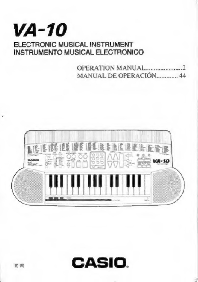 Casio VA-10 Manual de usuario