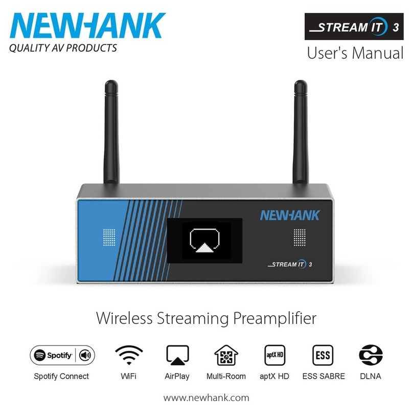 Newhank STREAM IT 3 Manual de usuario
