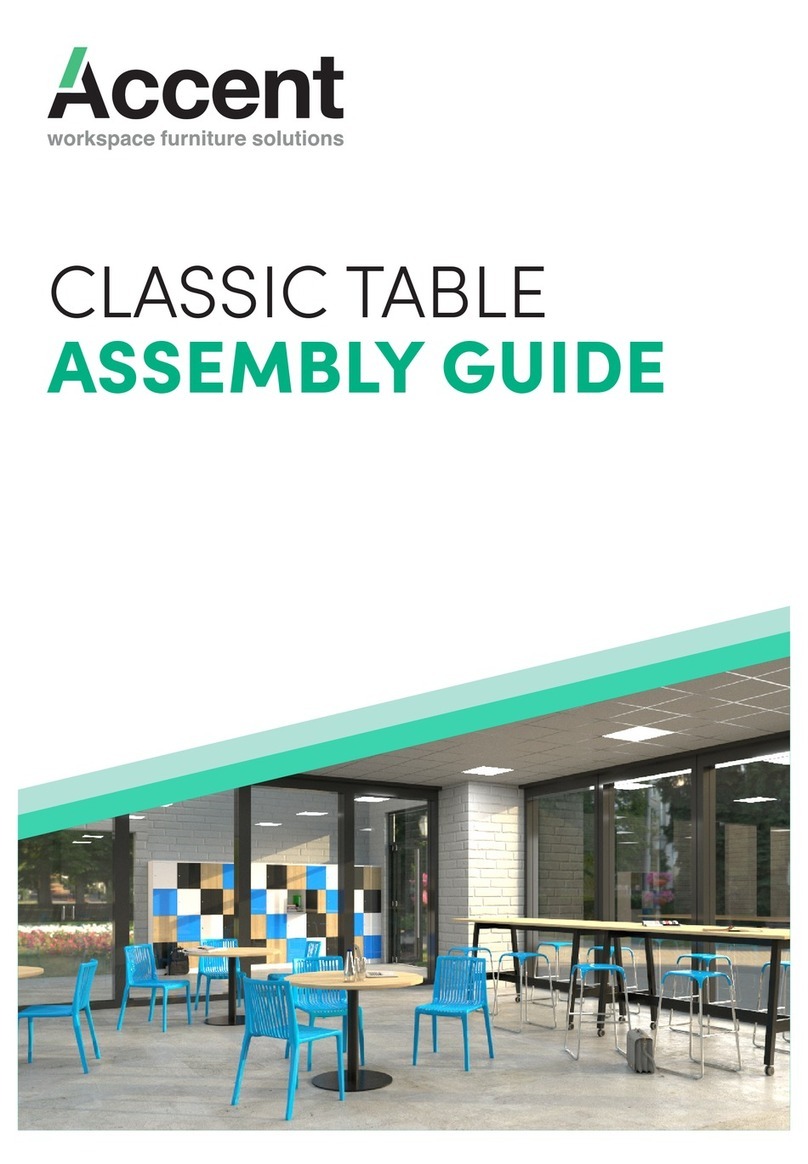 Accent CLASSIC TABLE Manual de usuario
