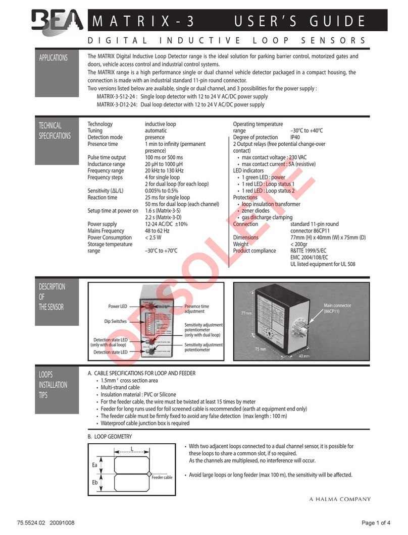 BEA MATRIX-3 Manual de usuario