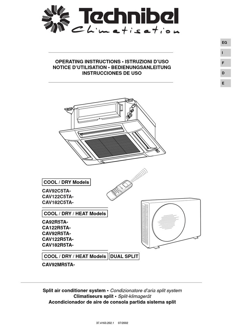 Technibel CAV92C5TA Series Manual de usuario Technibel CAV92C5TA Series Manual de usuario