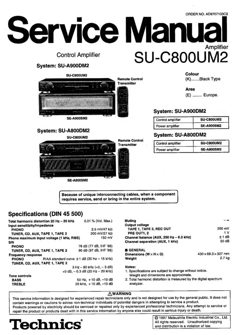 Technics SU-C800UM2 Manual de usuario