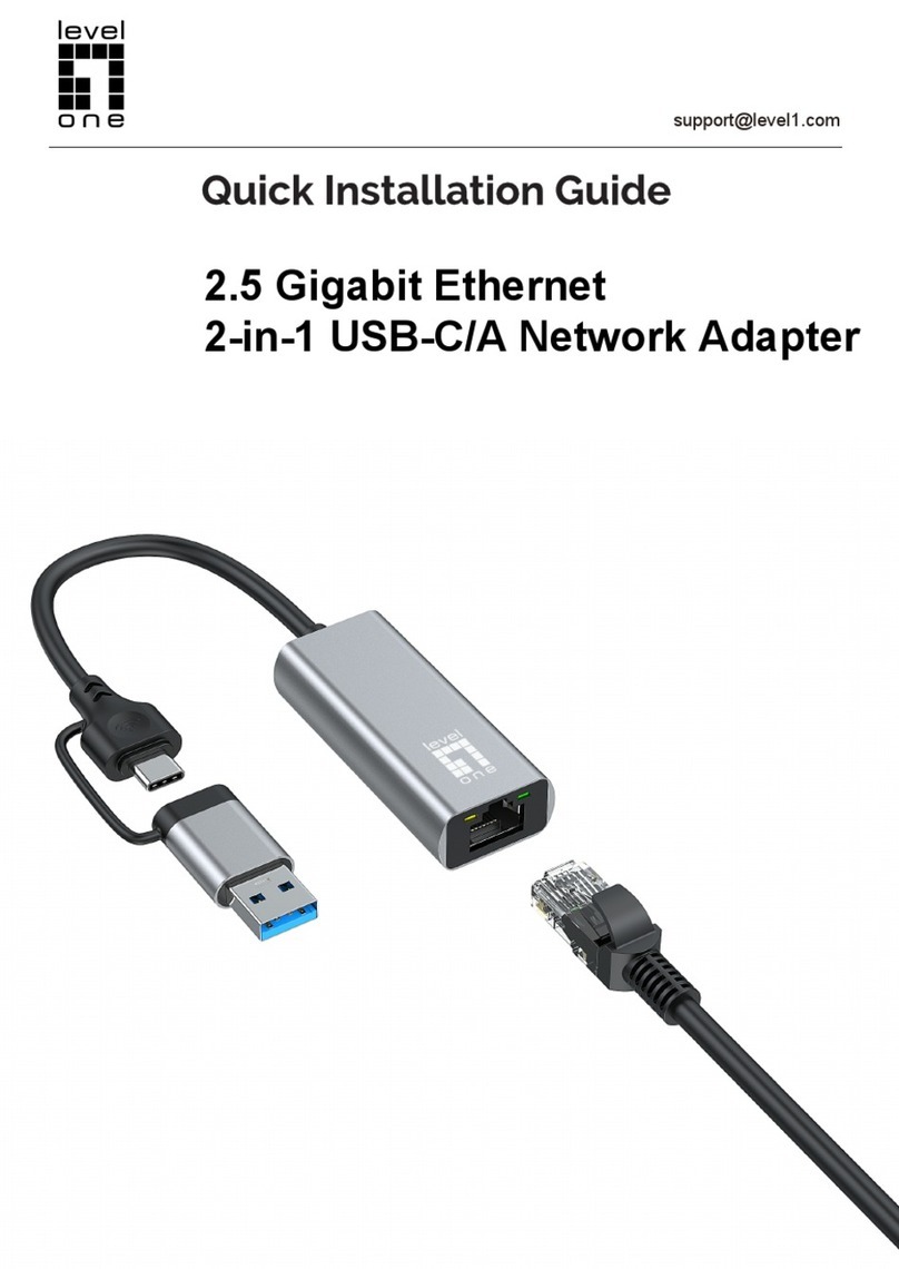 LevelOne Original instructions Manual de usuario