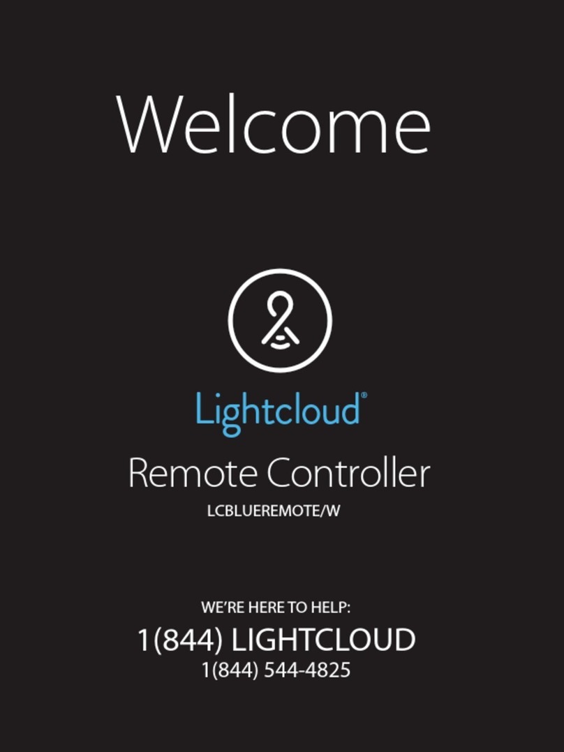 Lightcloud LCBLUEREMOTE/W Manual de usuario