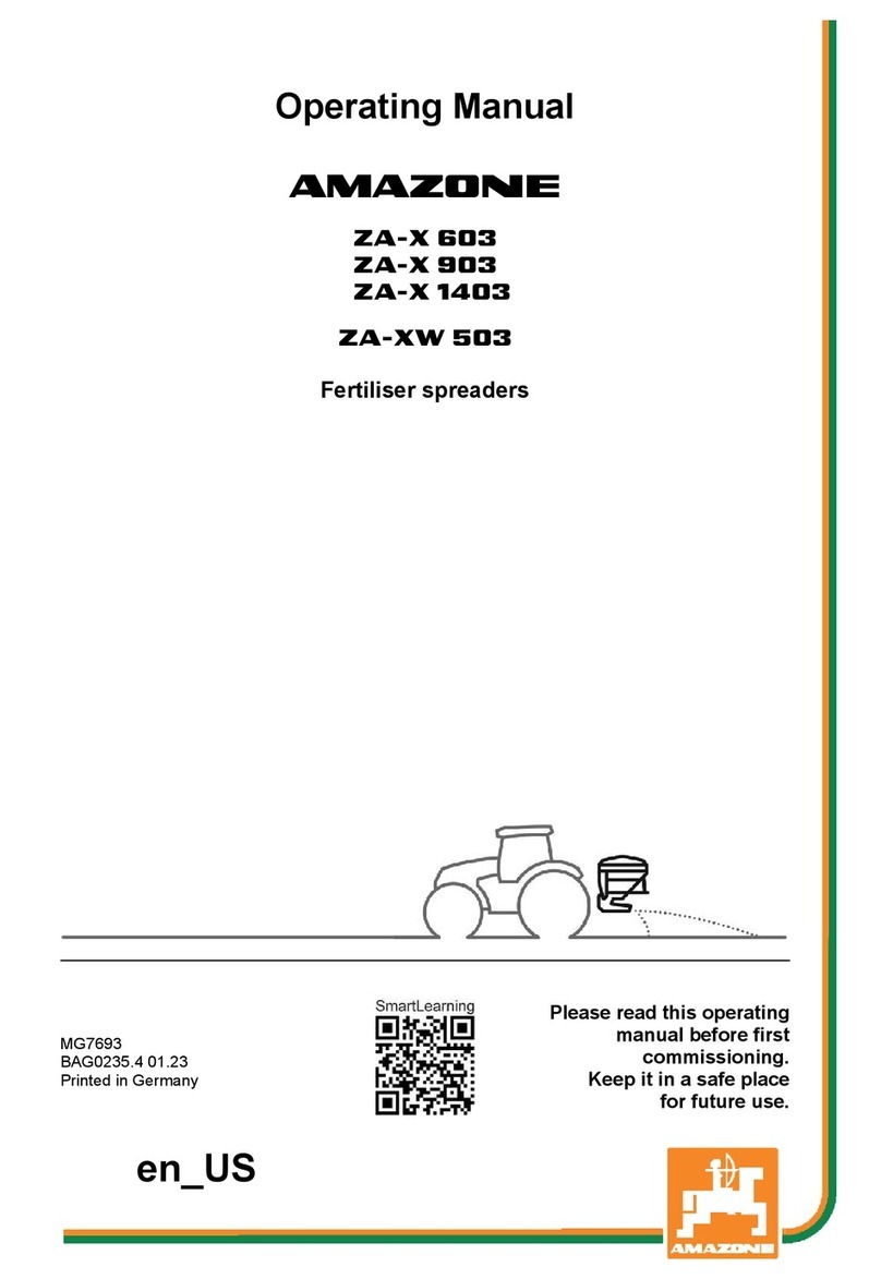 Amazone ZA-X Manual de usuario