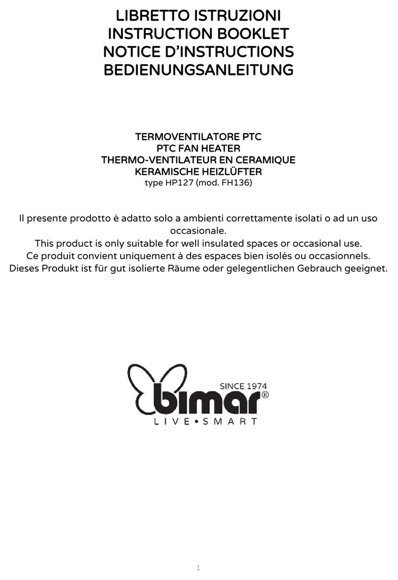 Bimar HP127 Manual de usuario