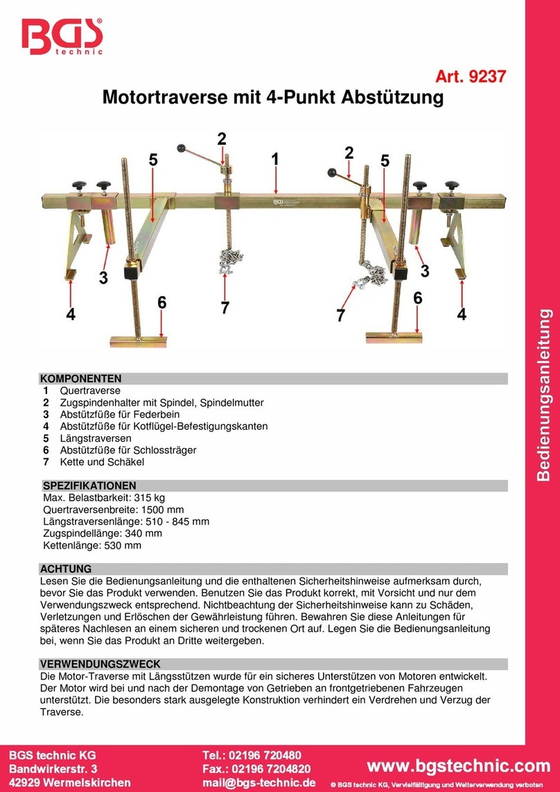 BGS technic 9237 Manual de usuario