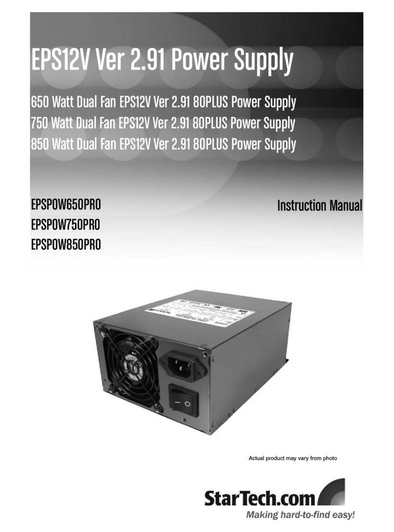 StarTech.com EPS12V Manual de usuario