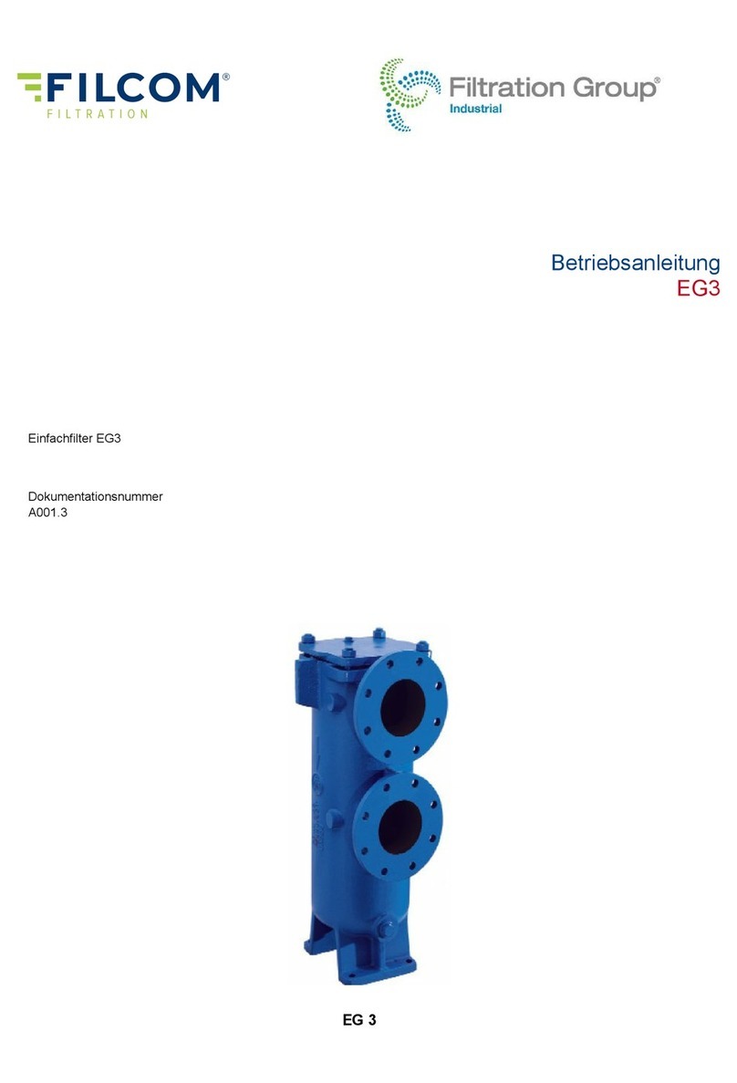 Filtration Group EG3 Manual de usuario