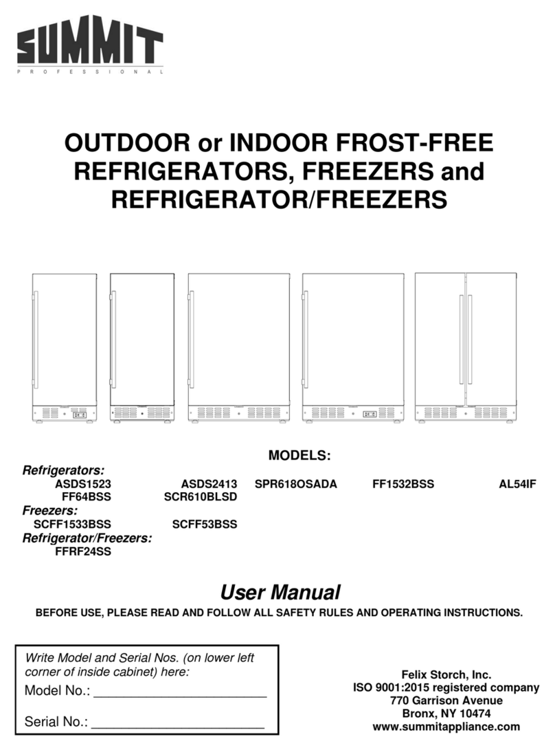 Summit FF64BSS Manual de usuario