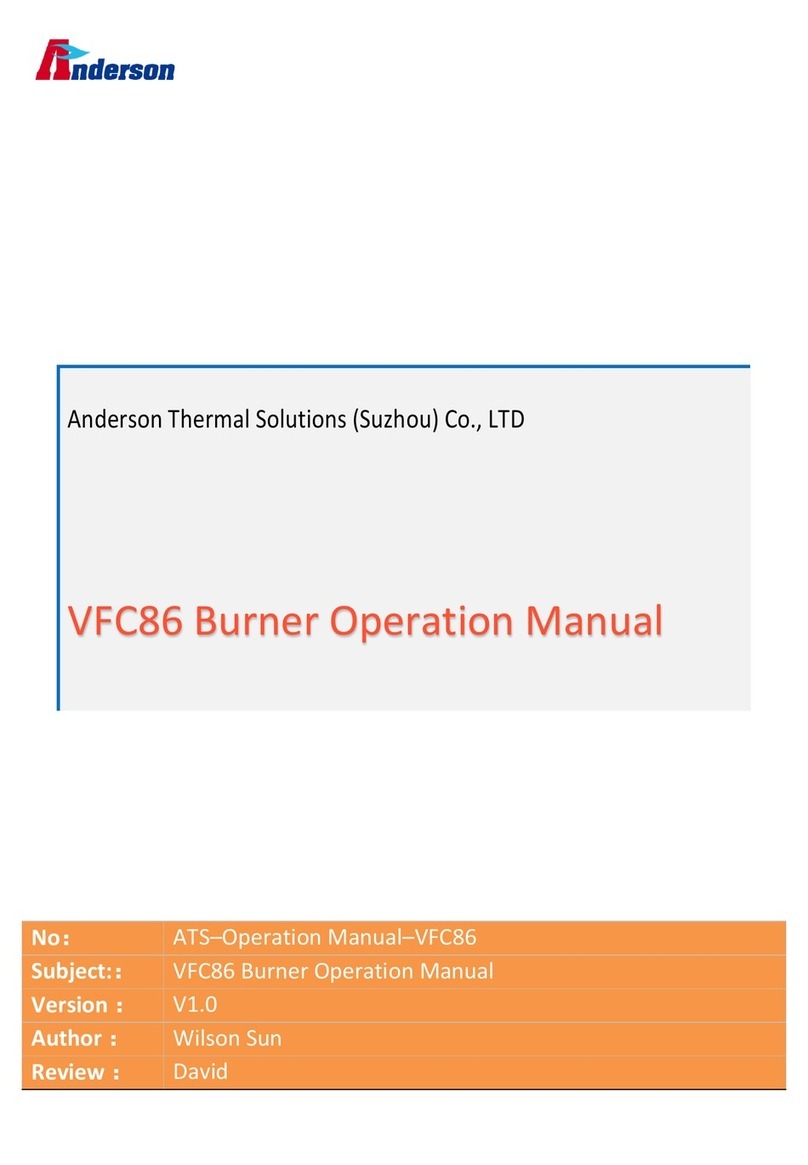 Anderson VFC86 Manual de usuario