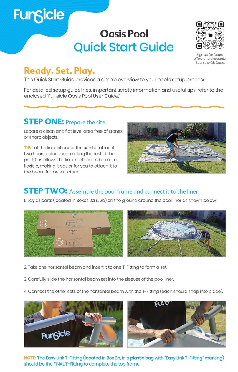 Polygroup Funsicle Oasis Pool Manual de usuario