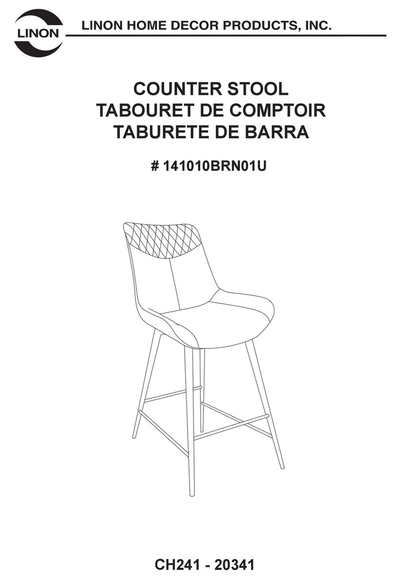 Linon 141010BRN01U Manual de usuario Linon 141010BRN01U Manual de usuario